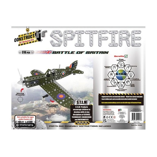 Construct IT DIY Mechanical Kit - Hurricane Fighter 331pcs 09773