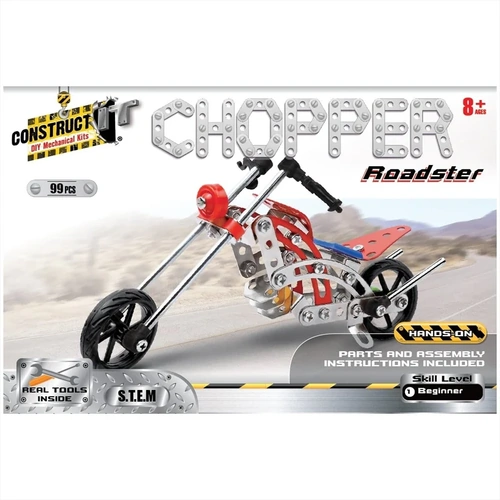 Construct IT DIY Mechanical Kit - Chopper Roadster 99pcs 09964