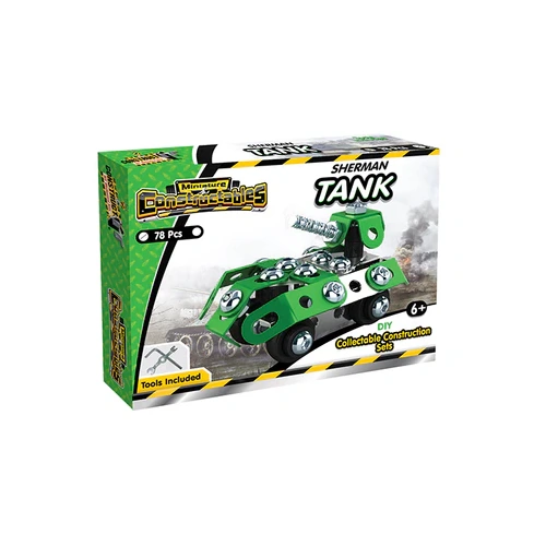 Construct IT Miniature Constructables - Sherman Tank 78pcs 10267