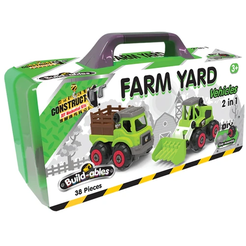 Construct IT Build-ables - 2 in 1 Farm Yard Vehicles 11141