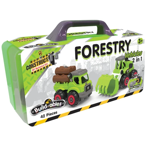 Construct IT Build-ables - 2 in 1 Forestry Vehicles 11158
