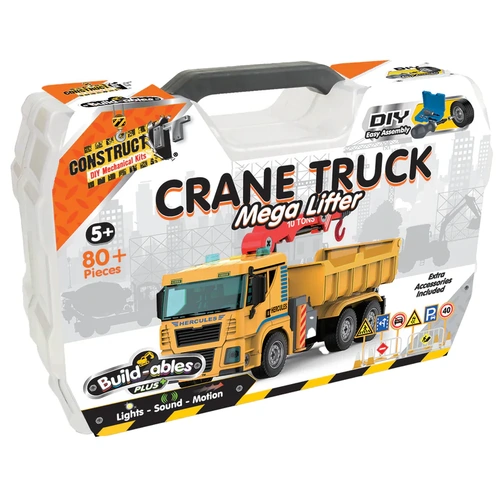 Construct IT Build-ables Plus - Crane Truck Mega Lifter 11417
