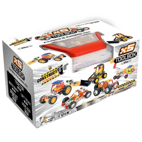 Construct IT Metal Construction Kit - 5 in 1 Toolbox 13916