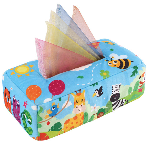 Magic Sensory Plush Activity Tissue Box 15972
