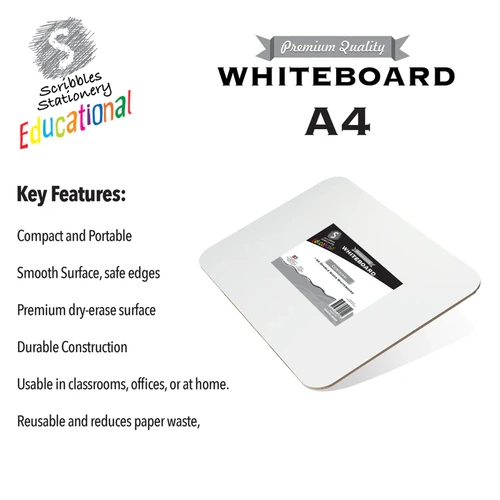 A4 Dual Sided Wooden Whiteboard 16092