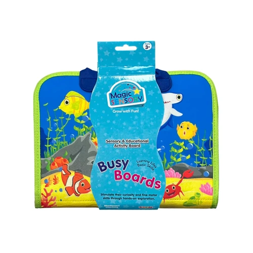 Magic Sensory Busy Board Blue 16832