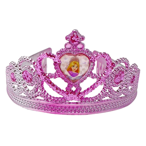 Pink Poppy Disney Rapunzel Heart Gemstone & Glitter Crown
