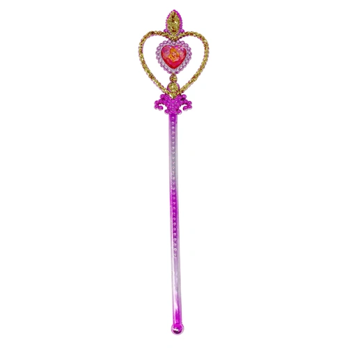 Pink Poppy Disney Princess Aurora Heart Gemstone & Glitter Wand