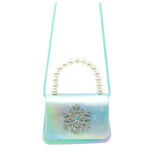 Pink Poppy Snowflake Handbag