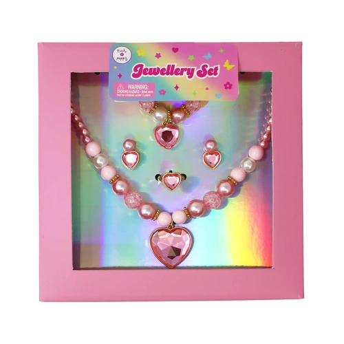 Pink Poppy Dance Jewellery Set SETJ017