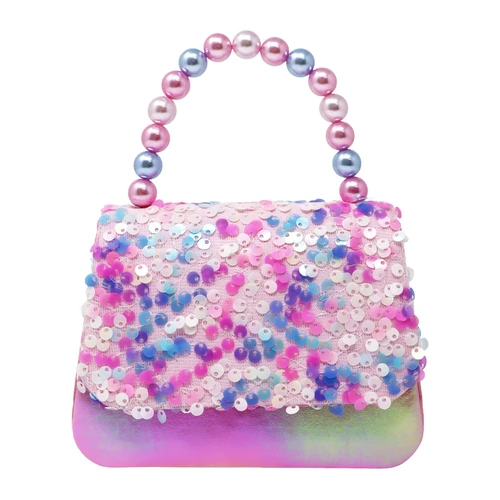 Pink Poppy Mermaid Sparkle Sequin Handbag BAJ180