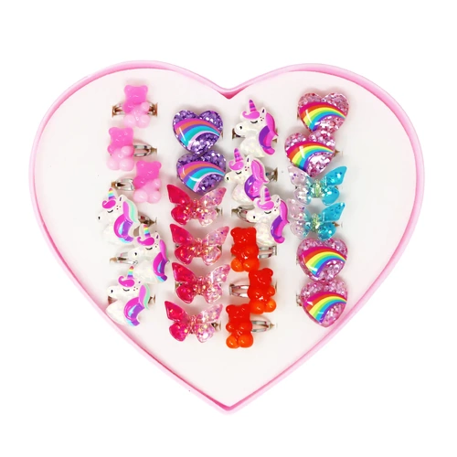 Pink Poppy Sparkly Girls Ring Assorted; One Supplied RRG033