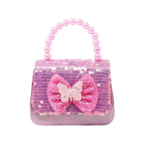 Pink Poppy Butterfly Motif Handbag BAJ186