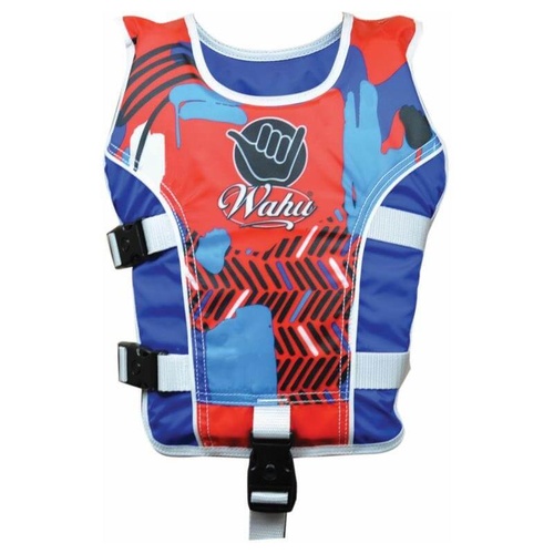 Wahu Swim Vest Child Small 15-25kg Ages 2-3 Life Jacket - Small Red 603112