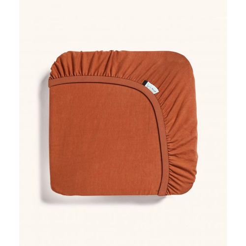 ergoPouch Organic Fitted Sheet Bassinet/Cradle [Colour: Rust]