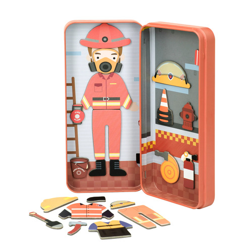 mierEdu Dream Big Travel Magnetic Box 30+ Pieces - Firefighter ME085