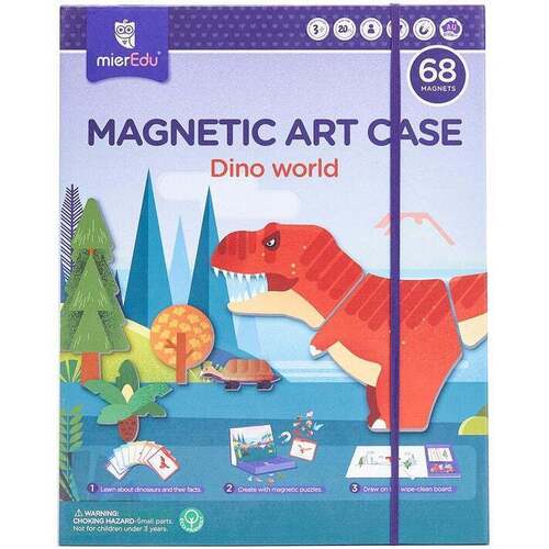 mierEdu Magnetic Art Case - Dino World ME156