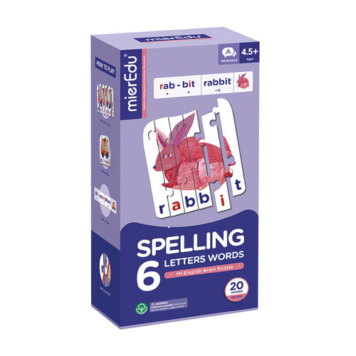 MierEdu MI English Brain Puzzle - Spelling 6 Letters Words ME626
