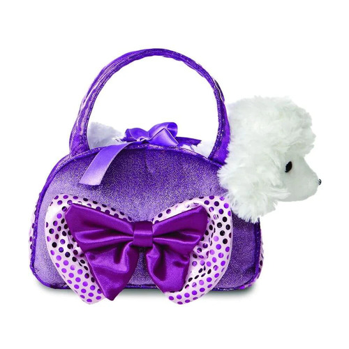 Fancy Pals Pet in Bag [Breed: Poodle in Purple Bag] FP326
