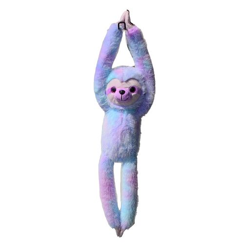 Cotton Candy Imports Hanging Sloth Soft Toy Assorted [Colour: Robyn/Purple]