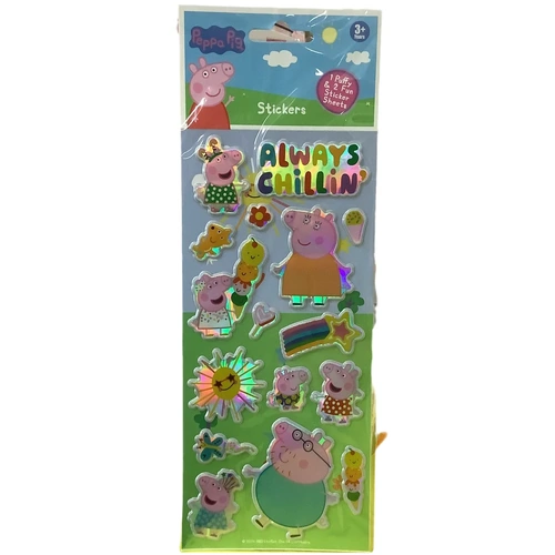Peppa Pig Puffy & Fun Stickers 3 Sheets 05872