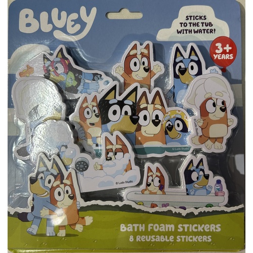 Bluey Bath Foam Stickers 161589