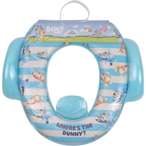 Bluey Soft Potty Toilet Seat Topper with Splash Guard 11094