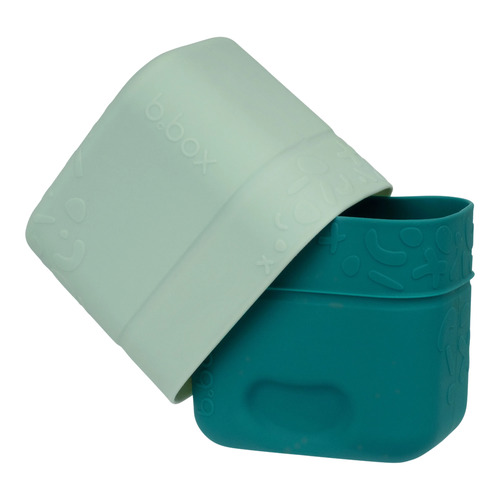 b.box Silicone Snack Cups [Colour: Emerald Forest]