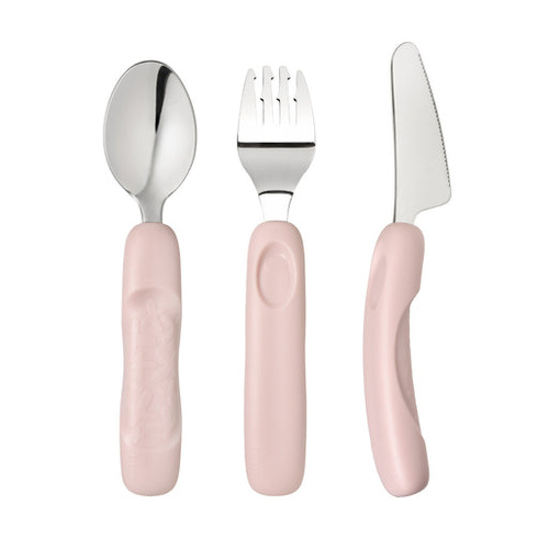 B.Box Junior Cutlery Trio Colour: Blush