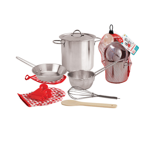 Kaper Kidz Stainless Steel Cookware Play Set CH2003C13