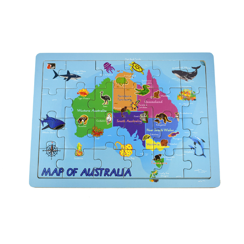 Koala Dream Australian Map Jigsaw Puzzle 24pcs PM209