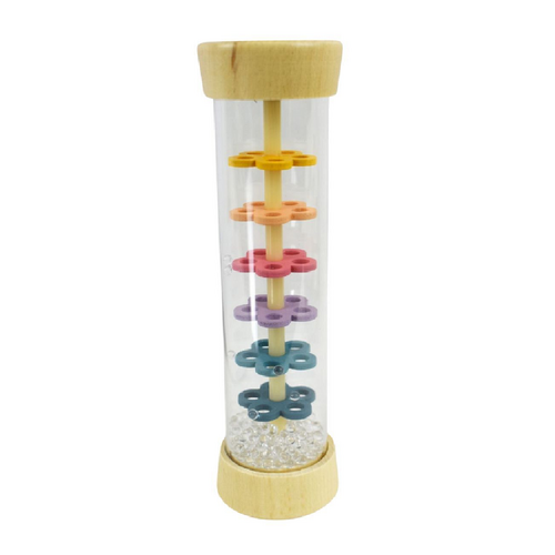 Kaper Kidz Calm & Breezy Wooden Rainmaker Rattle - French Lavendar