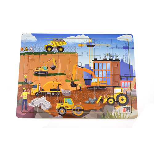 Koala Dream Australian Construction Site Wooden Jigsaw Puzzle 24pcs PM226