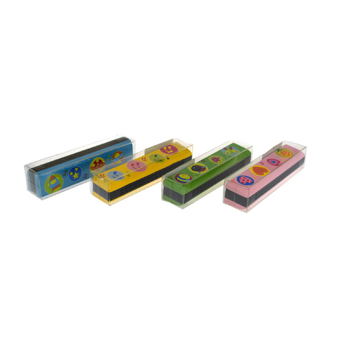 Kaper Kidz Wooden Mixed Pattern Harmonica Assorted; One Supplied NG21413