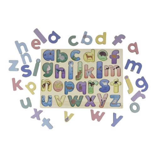 Koala Dream Wooden Australian Animals A-Z Lowercase Alphabet Puzzle PM227