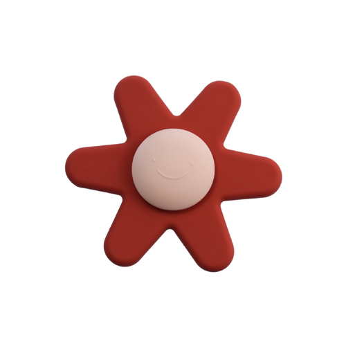 Koala Dream Daisy Silicone Suction Spinner CA3028 - Red