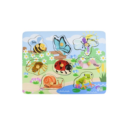 Koala Dream 2 in 1 Insects and Their Homes Peg Puzzle PM238