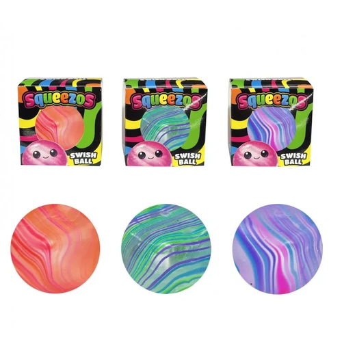 Squeezos Swirl Ball Assorted; One Supplied SQZO-SBALLGW