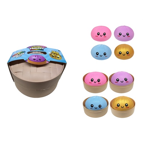 Squishy Mystery Dumpling Assorted 15cm; One Supplied SQ-DUMP15