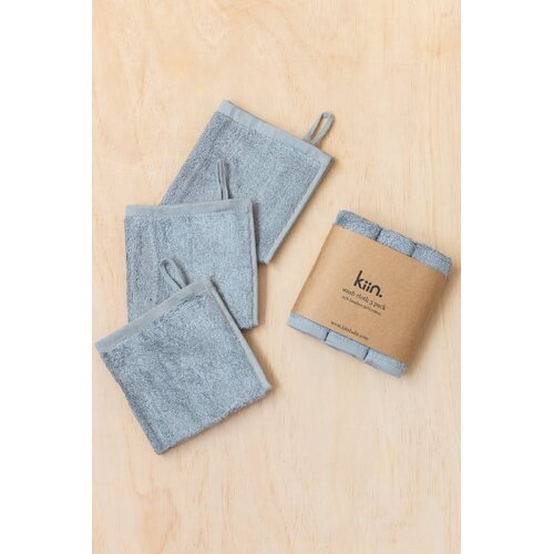 Kiin Wash Cloth 3 Pack - Cloud