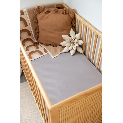 Kiin Organic Fitted Sheets - Cot [Colour: Cloud]**