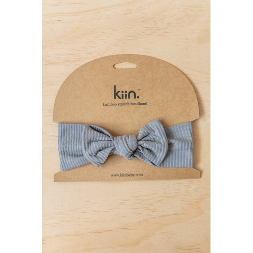 Kiin Bamboo Stretch Bow Headband Assorted Colours [Colour: Cloud]
