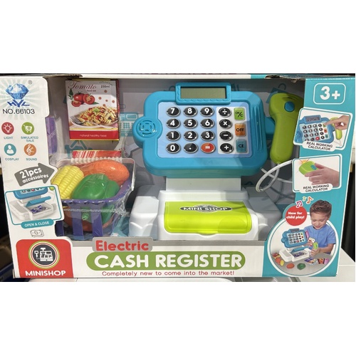 Minishop Cash Register Electronic with Accessories Toy AA500016