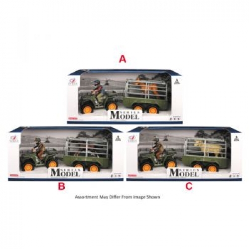Model Series Farm Animals Vehicle & Trailer with Animal & Figure Assorted; One Supplied AA500626