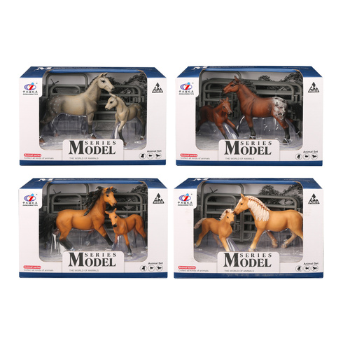 Model Series Farm Animals Horse & Foal Set w/ Accessories Styles Vary; One Supplied AA500762