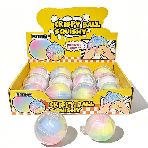 Squishy Wax Crackling Cripsy Rainbow Ball AA501193
