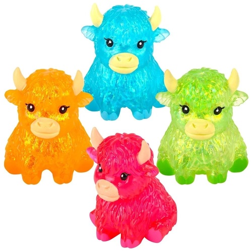 Squishy Translucent Highland Cow 8cm AA501194