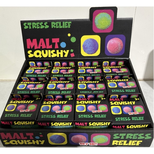 Squishy Icy Textured Multi-Colour Ball Assorted Colours; One Supplied 501215