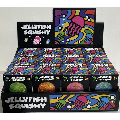 Squishy Jellyfish Assorted Colours; One Supplied AA501221