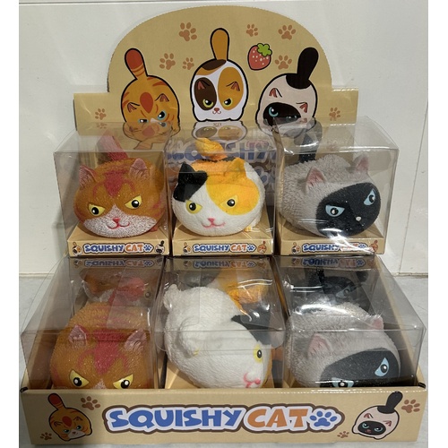 Squishy Cat Assorted; One Supplied 501229